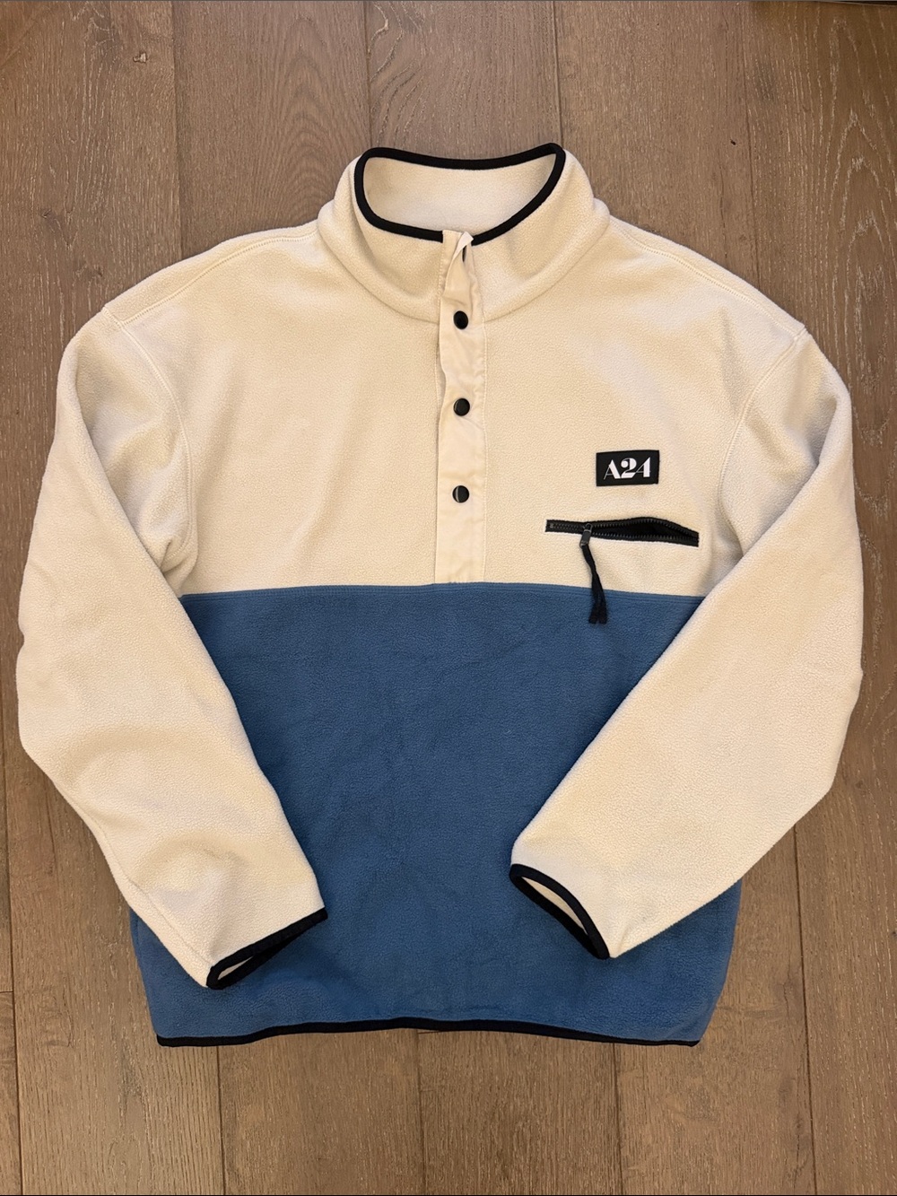 A24 Snow Half Snap Fleece